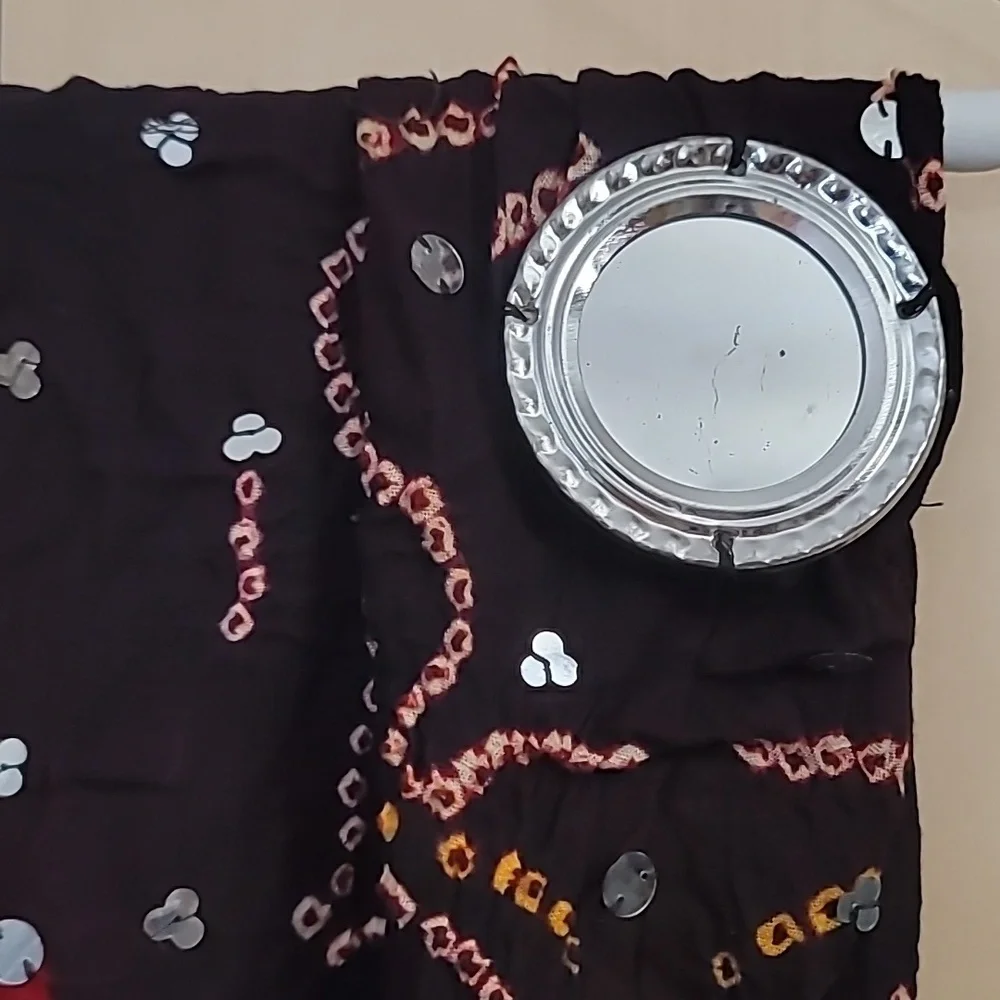 Woman's Scarf Dupatta Hand Stitched 81”x 38” Women's COOP, Sawai Madhapur, India